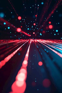 炫彩光线特效背景图