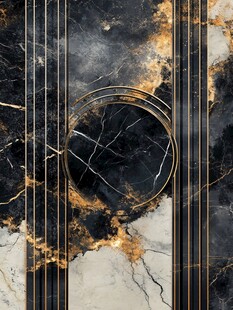 黑金大理石纹理装饰背景