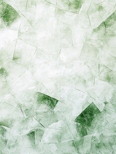 绿白碎裂纹理背景图案