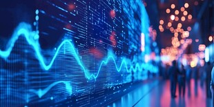 科技浪潮下的城市夜景