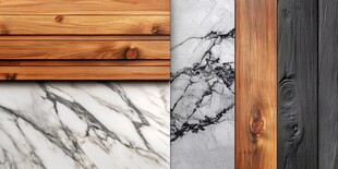 多样材质 木与大理石纹理
