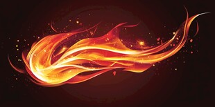 灵动火焰特效 闪耀光芒