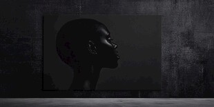 黑色人像轮廓艺术摄影