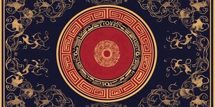 中式古典华丽纹饰图案