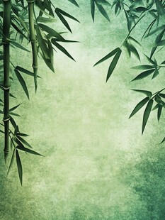 古风翠竹背景图