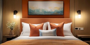 温馨卧室床头装饰与布置