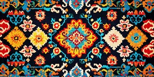 绚丽多彩民族风图案