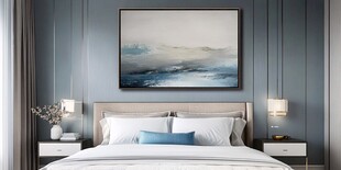 简约雅致卧室的艺术氛围