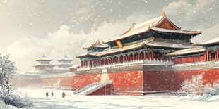 故宫雪景 古韵与雪色交融