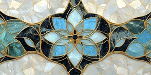 精美马赛克花纹艺术图案