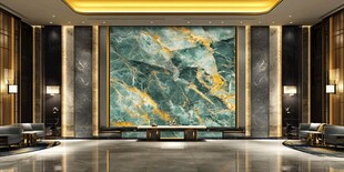 奢华大理石背景的高端大厅