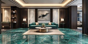 现代中式奢华客厅室内设计