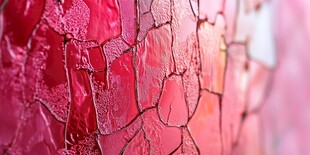 粉红裂纹纹理特写