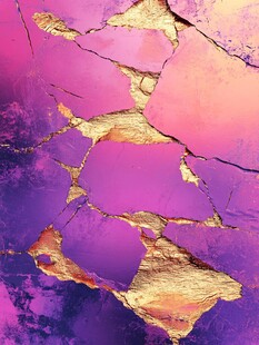 梦幻紫金破碎纹理背景