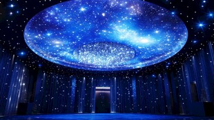 梦幻星空主题华丽室内场景