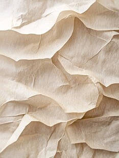 褶皱旧纸张纹理特写