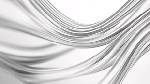 银白飘逸线条抽象背景图