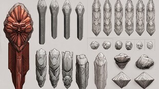 奇幻风格雕刻饰品设计稿