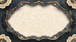 复古蕾丝边框空白装饰背景