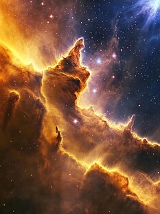 梦幻星云宇宙壮丽景象