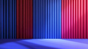 红蓝条纹背景空间场景