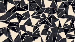 黑白几何拼接抽象图案