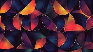 绚丽几何图案背景纹理