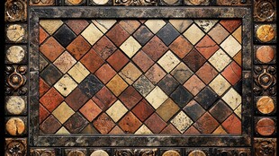 复古拼花瓷砖精美图案