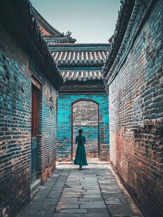 古巷佳人 尽显中式风情