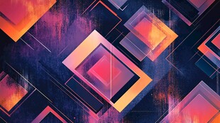 炫彩几何图案背景设计