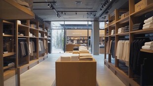 现代简约风的时尚服装店铺