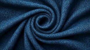 蓝色牛仔布纹理特写