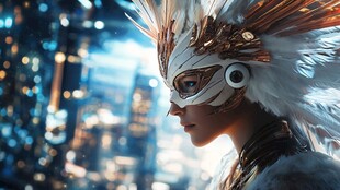 未来女战士的都市神秘侧影