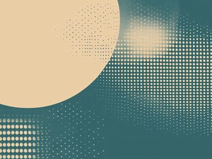 渐变半调图案背景图