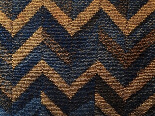 蓝棕锯齿纹织物纹理