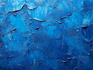 蓝色立体纹理油画背景