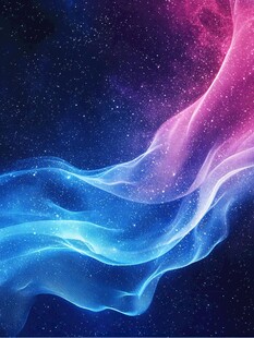 梦幻星际流动炫彩光带