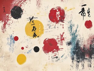 抽象水墨艺术画作欣赏