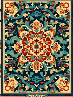 复古中式传统花纹图案