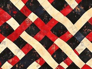 复古交错格纹图案背景