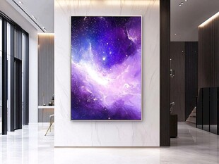 室内星空挂画装饰场景