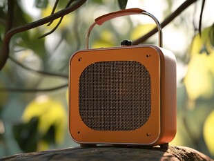 户外橙色复古风便携音箱