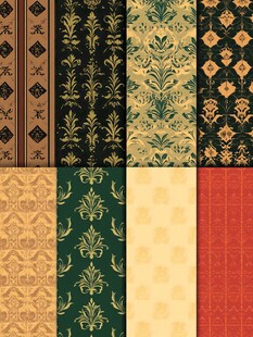 复古精美花纹图案集合