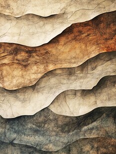 复古波浪纹理艺术背景