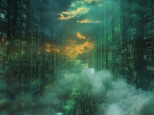 数字云端的奇幻虚拟世界