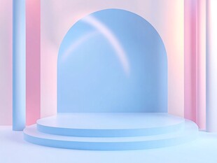 梦幻拱形产品展示空间