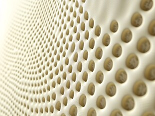 白色多孔材质纹理特写