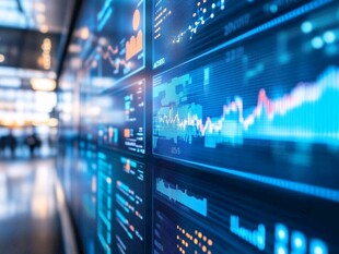 科技感数据监控大屏展示