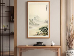 中式山水挂画 营造雅致氛围
