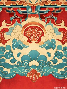 中式传统云纹吉祥图案